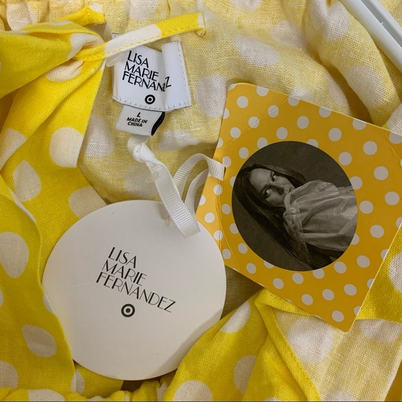 Lisa Marie Fernandez Polka Dot One Shoulder Dress - Picture 10 of 16